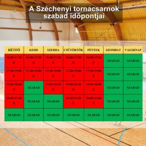 Tornacsarnok bérlési lehetőség
