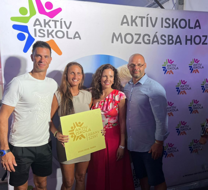 Iskolánk Arany minősítést szerzett az Aktív Iskola Programban