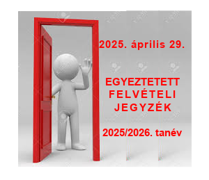 Egyeztetett felvételi jegyzék