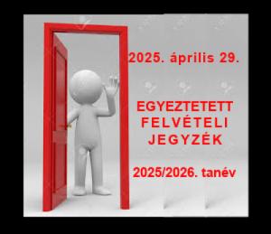 Egyeztetett felvételi jegyzék